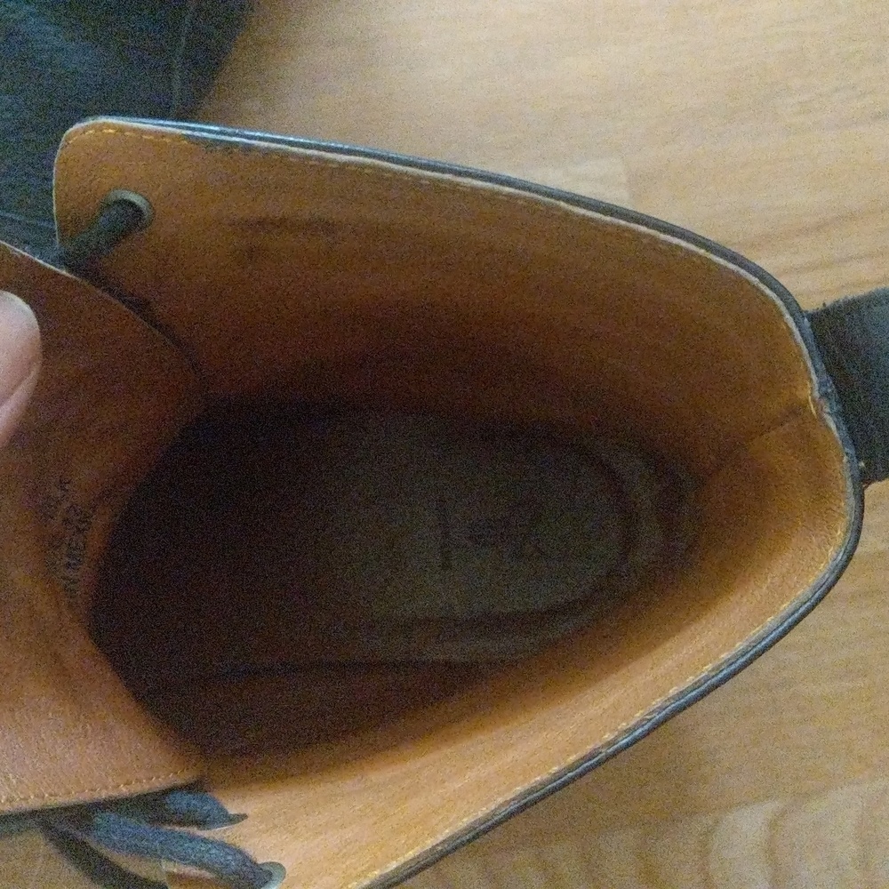 Men's Frye wing tip leather boots sz 12 - Picture 4 of 5